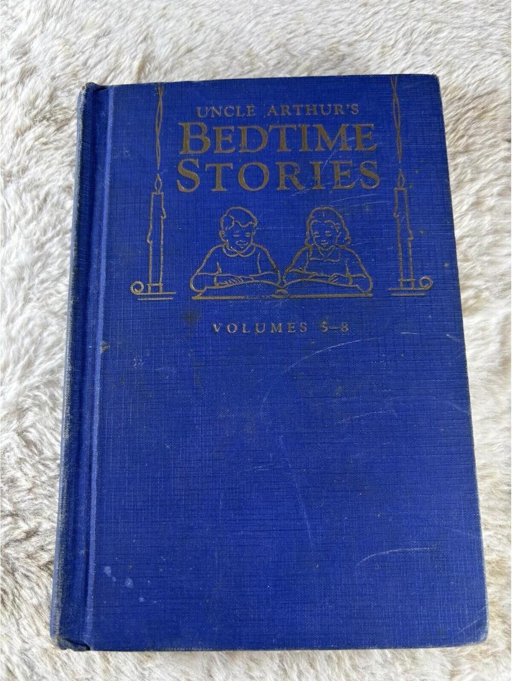 Vintage Uncle Arthur’s Bedtime Stories Vol 5-8 HC Religious Children Book